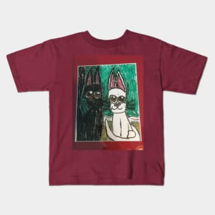 Cat friends Kids T-Shirt